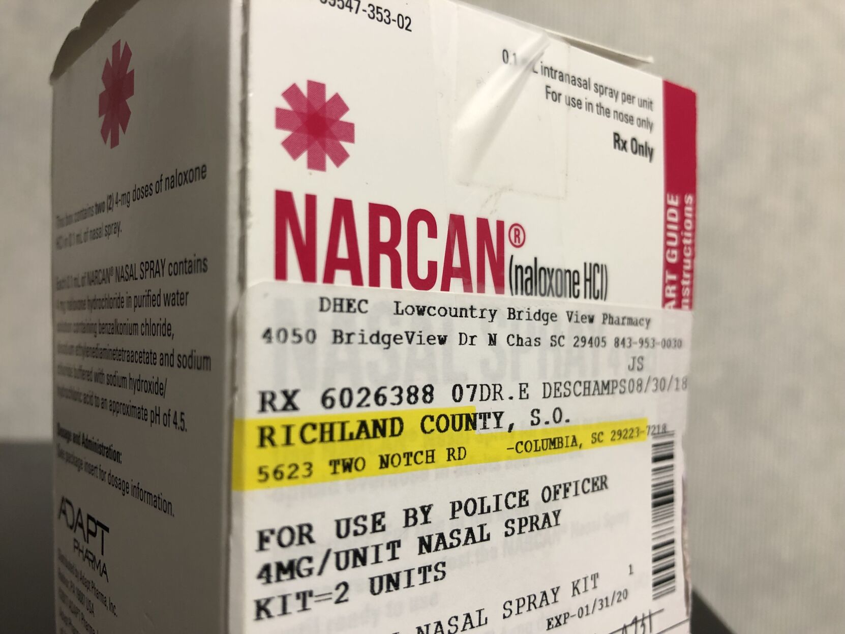 Richland deputies treated for fentanyl exposure, prompting sheriff to take precautions